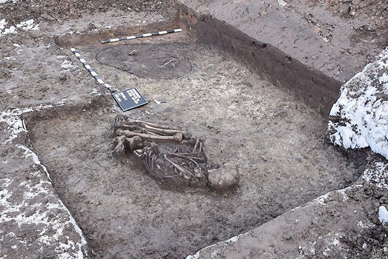 Frühbronzezeitliche Gräber in Rastenberg Funde von FrühbronzezeitlichenGräbern in Rastenberg in der Kirchallee. | Bildrechteinhabers TLDA, Weimar
