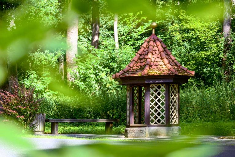 Ein Brunnen der ehemaligen Heilquellen im Mühltal Rastenberg