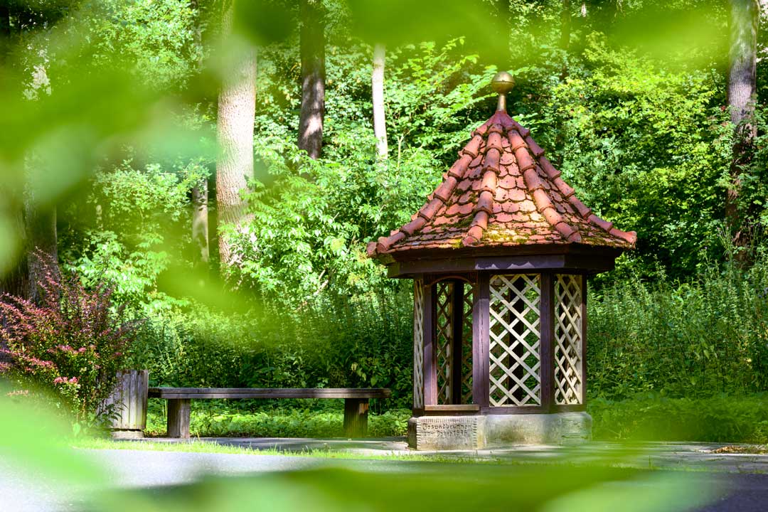 Ein Brunnen der ehemaligen Heilquellen im Mühltal Rastenberg