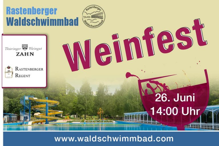 Waldschwimmbad, Rastenberg, Weinfest, Familie