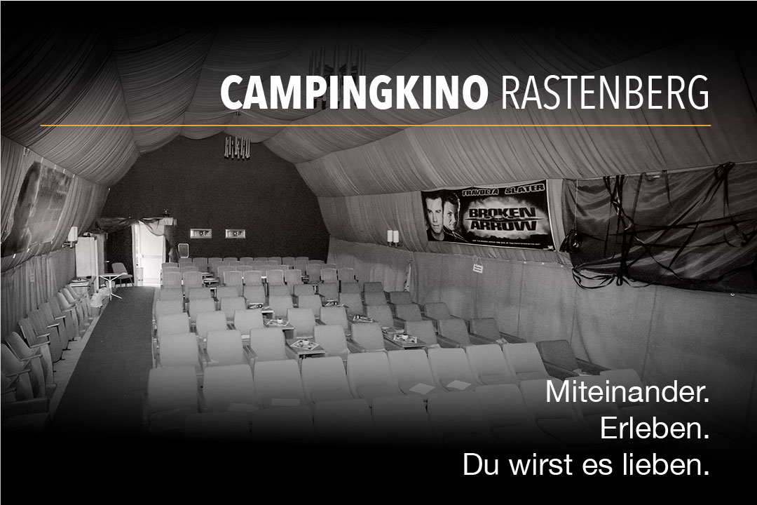 Kino, Programm, Kinofilm, Rastenberg, Campingkino, Zeltkino
