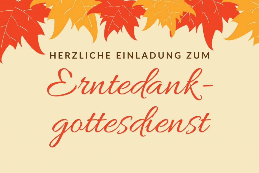 Erntedank in der Coudray-Kirche Rastenberg