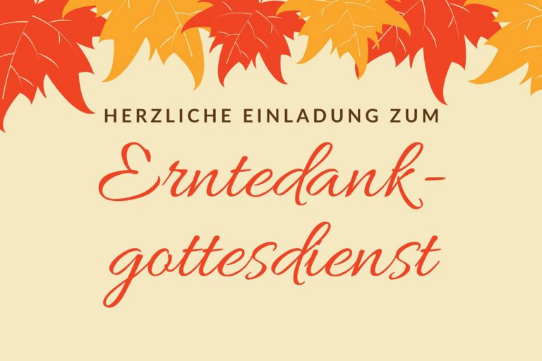Erntedank in der Coudray-Kirche Rastenberg