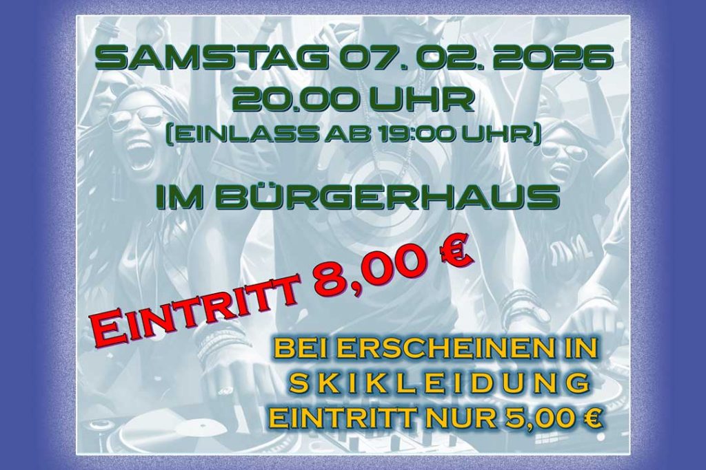 Apres-Ski-Party in Rastenberg