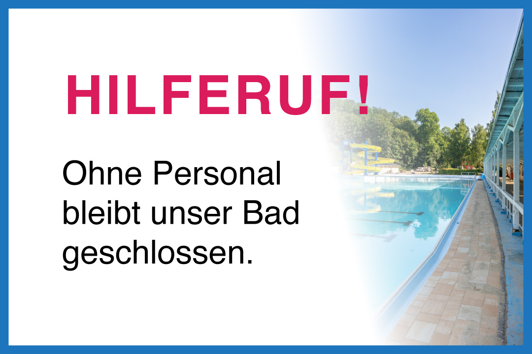 Rastenberg, Schwimmbad, Jobs - nicht besetzte Stellen.