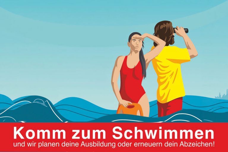 Rettungsschwimmer werden gesucht.
