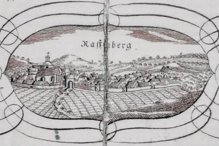 Rastenberg, Stadt - historisches Bild