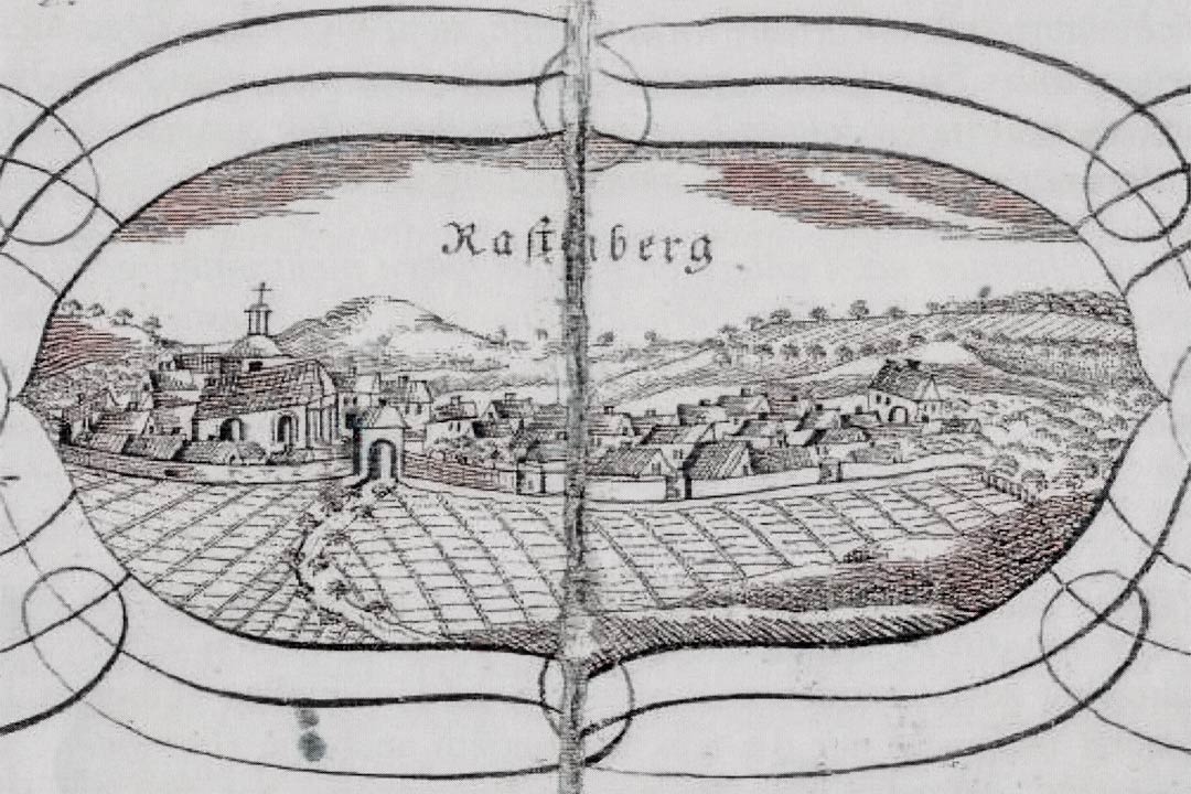 Rastenberg, Stadt - historisches Bild