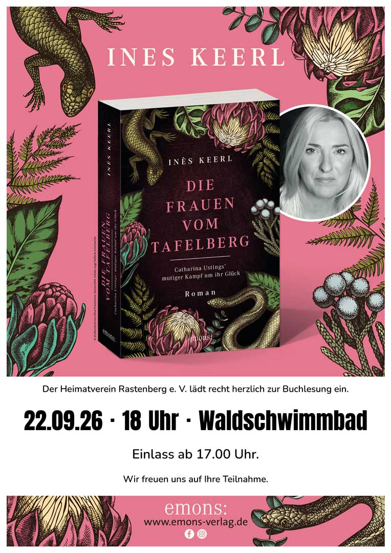 
Die Frauen vom Tafelberg · Buchlesung
Rastenberg